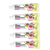 Piksters Mini Monsters Toothpaste 5x45g [Flavour: Vanilla]