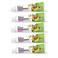 Piksters Mini Monsters Toothpaste 5x45g [Flavour: Soft Mint]