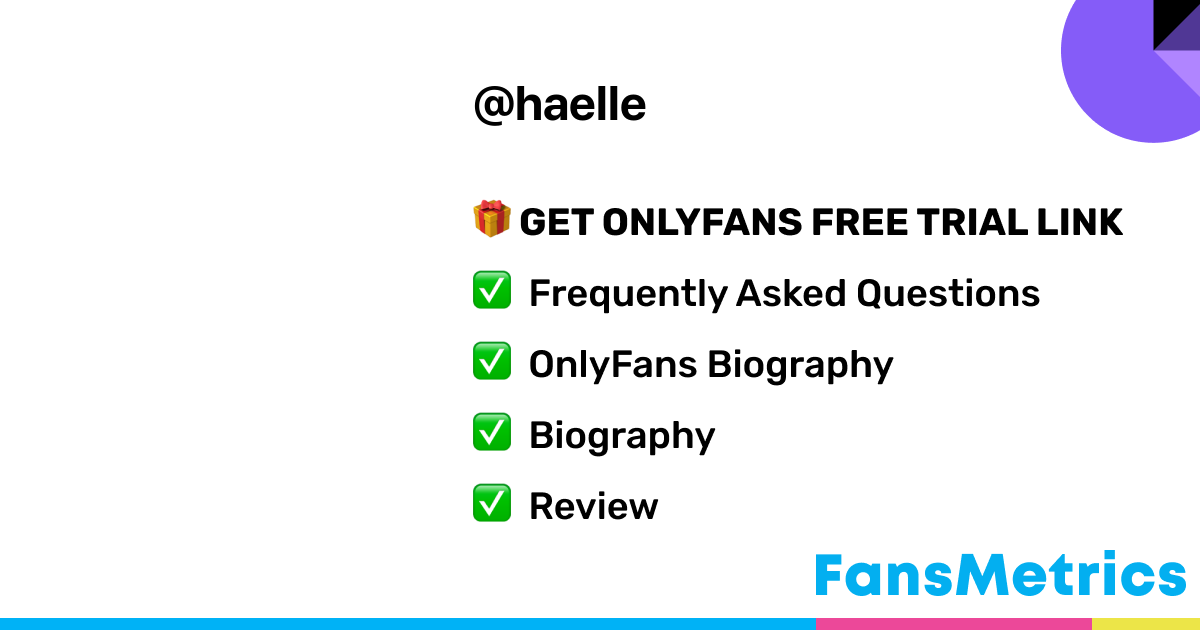 arnold faller recommends haelle onlyfans leak pic