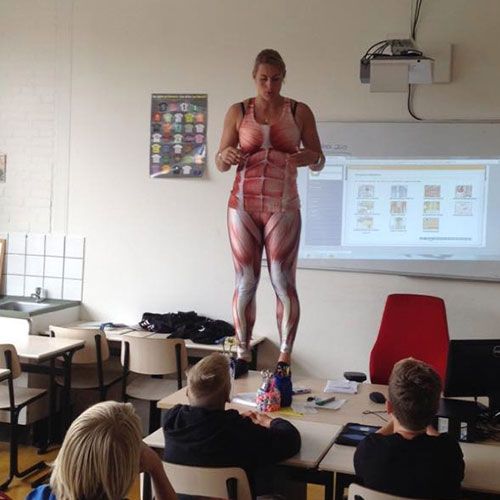 Nude Teacher In Class on stereolab