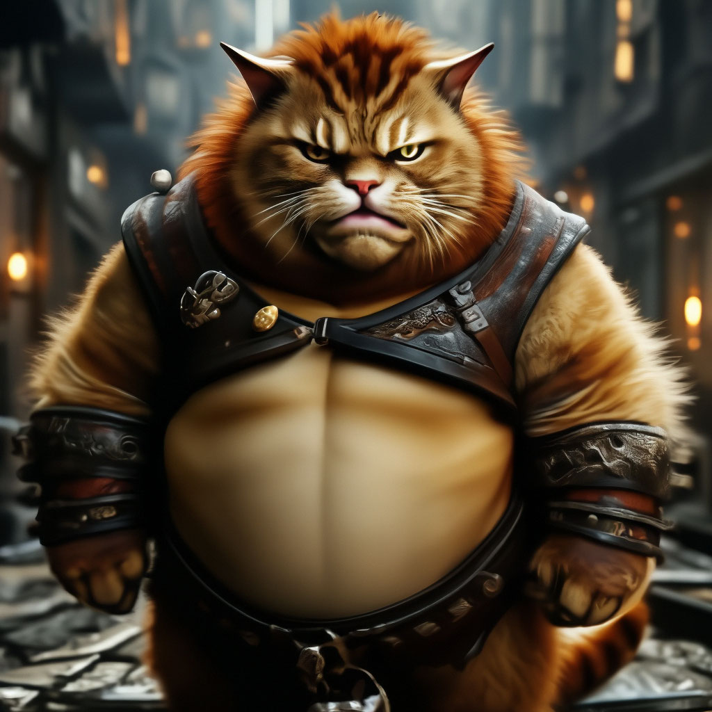 Fat Tabaxi pissing igfap