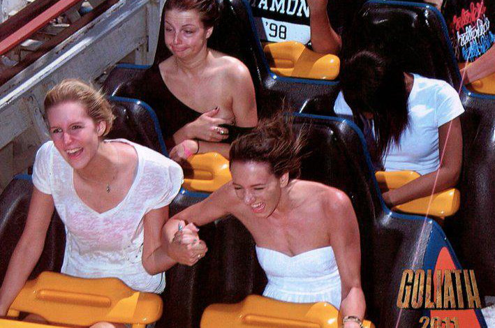 Rollercoaster Nip Slips for lonely