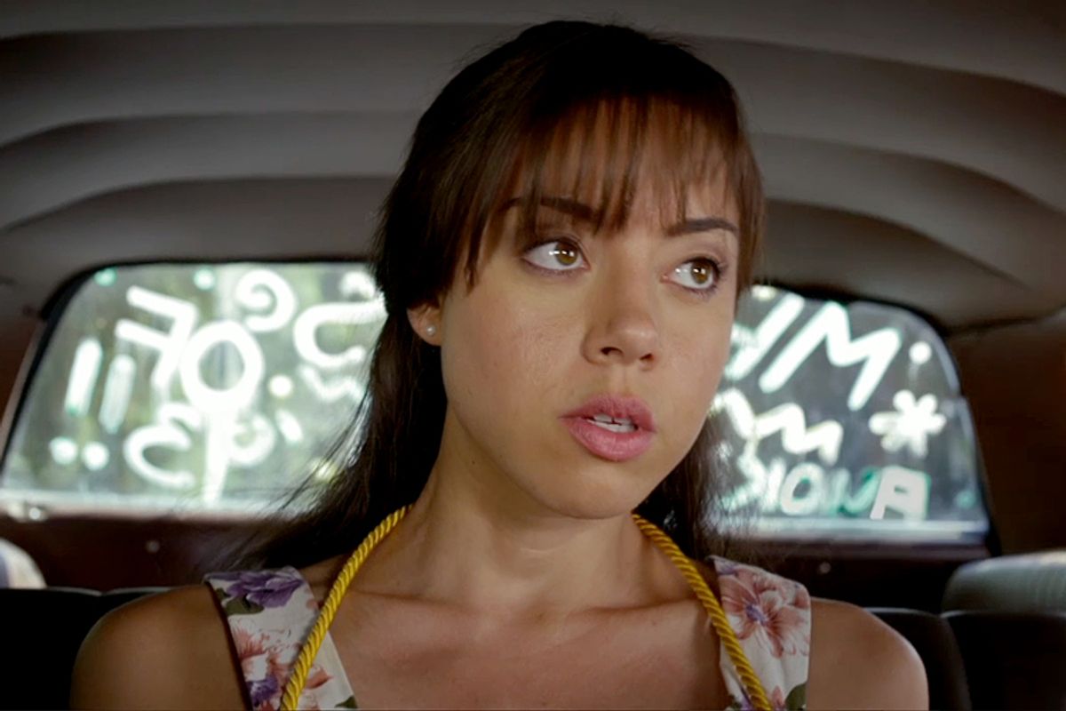 aubrey plaza to do list scene