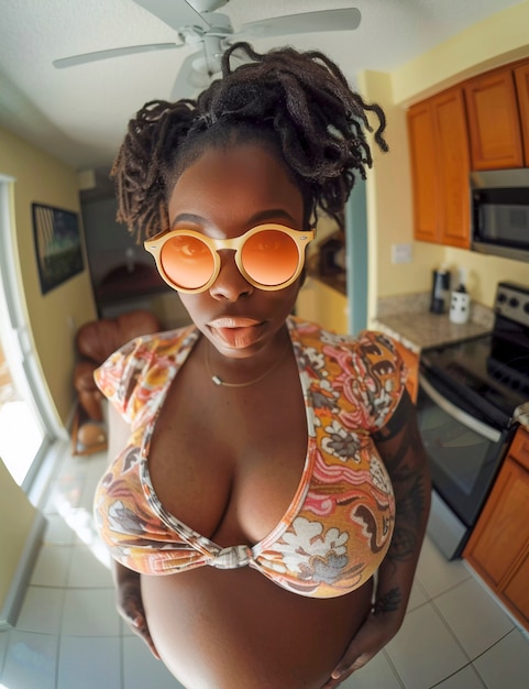 Big Tits Black Mama painal gif