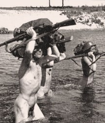 vintage naked military men