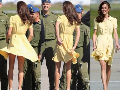 kate middleton up skirt