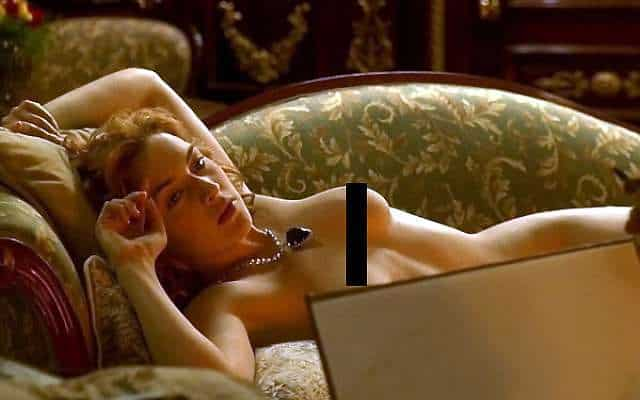 dave lusher add kate winslet titanic nude scene photo