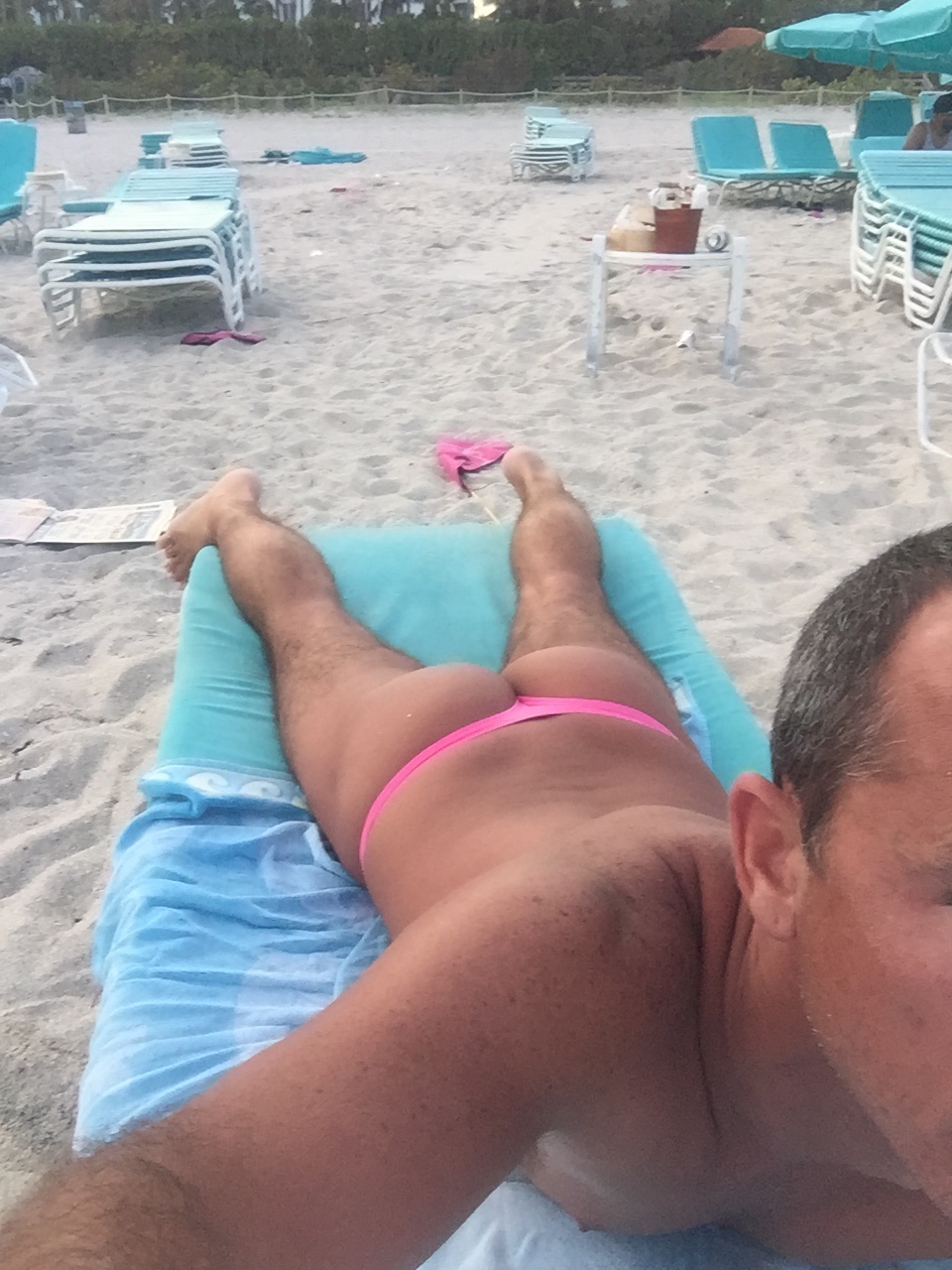 audrie lewis recommends men thong beach pic