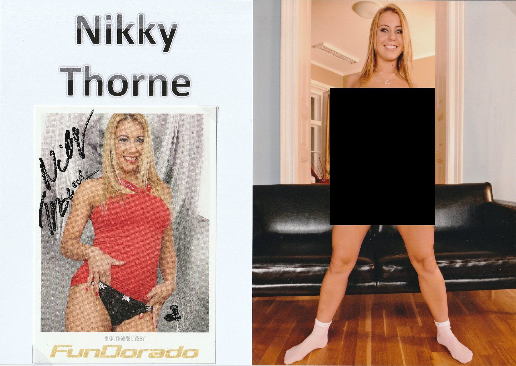 Nicky Thorne candy bikini