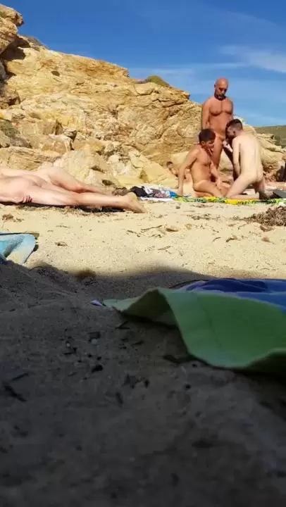 nude beach orgy