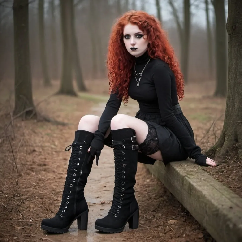 clare louise richards add red haired goth photo